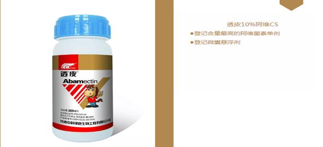 透皮®阿维又添利器——透皮10%阿维CS！