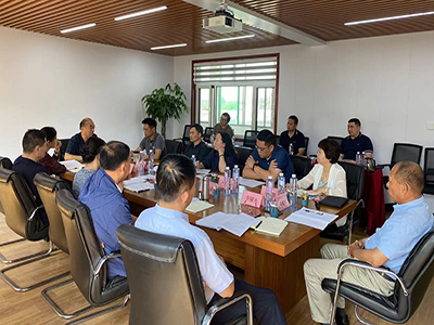 历城区领导一行莅临我司生产基地座谈交流环境保护工作