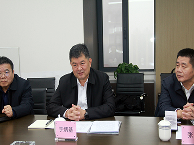 历城区委副书记 区长于炳基一行莅临我司调研指导