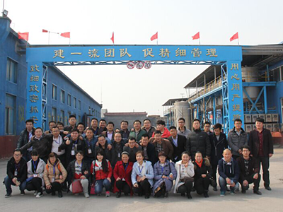 中科销售团队到生产基地参观学习